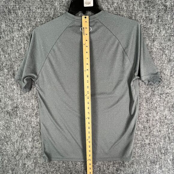 Under Armour Shirt Large Mens Loose Fit Logo Relaxed Microfiber‎ Tee Gray - Picture 7 of 9